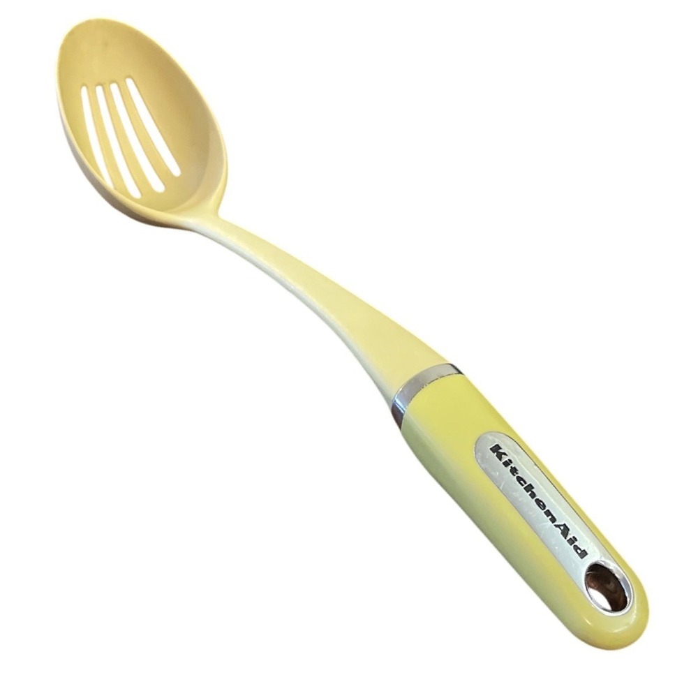 KitchenAid Slotted Spoon‎ Plastic Nylon 14 in Chartreuse Yellow-green